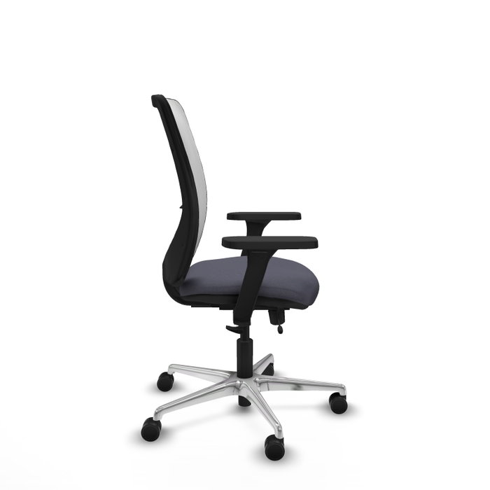 PIQUERAS Y CRESPO Silla de oficina Zulema con mecanismo Sincro/Traslack, Gris oscuro y Blanco PIQUERAS Y CRESPO Silla de oficina Zulema con mecanismo Sincro/Traslack, Gris oscuro y Blanco