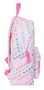 Mochila Escolar Barbie Logomania Rosa claro 33 x 42 x 15 cm