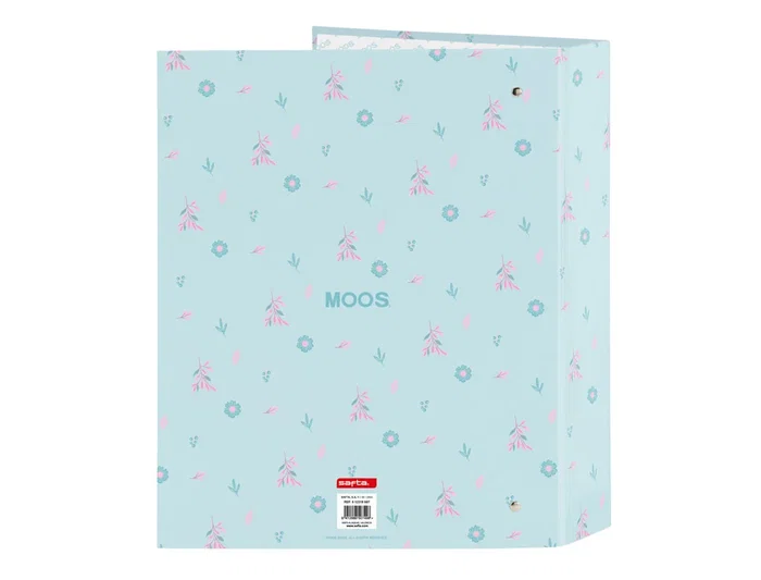 Carpeta de anillas Moos Garden Turquesa A4 27 x 33 x 6 cm Carpeta de anillas Moos Garden Turquesa A4 27 x 33 x 6 cm