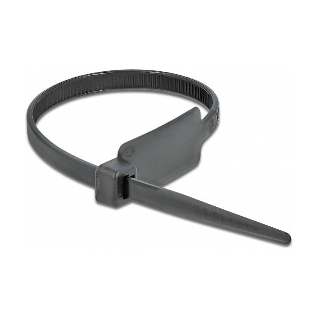 DeLOCK 18961 Bridas de entrada paralela 270 x 4,8 mm Negro (10 piezas)