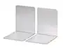 Maul Apoyalibros Metálico 100x80x100 mm Juego Aluminio Plateado Anodizado Resistente Arañazos Oficina Hogar
