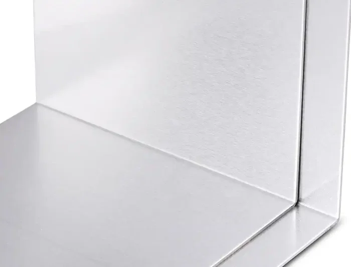 Maul Apoyalibros Metálico 100x80x100 mm Juego Aluminio Plateado Anodizado Resistente Arañazos Oficina Hogar