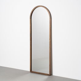 Espejo Marron Oscuro Madera Paulonia 60 X 3 X 160 cm