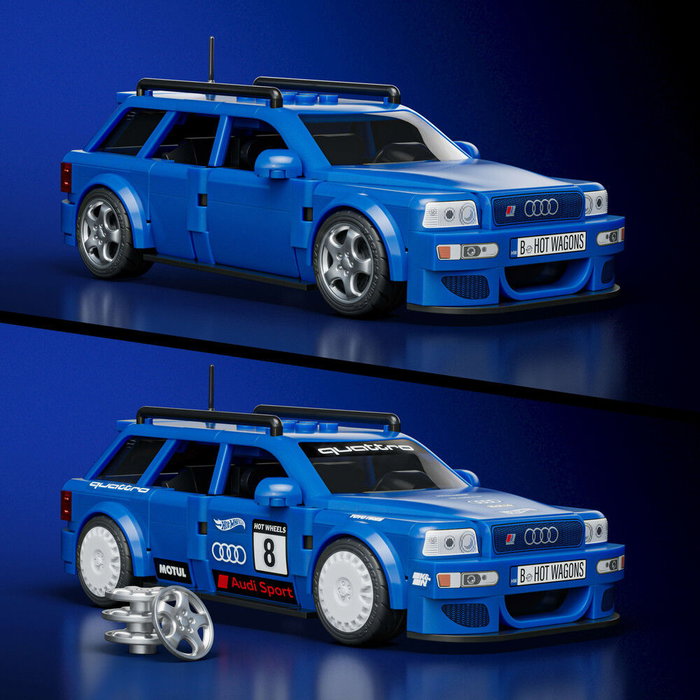 Mattel Hot Wheels Speed Audi Avant RS2 Set de Construcción Mattel Hot Wheels Speed Audi Avant RS2 Set de Construcción