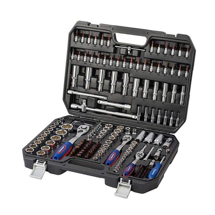 Workpro Juego de herramientas mecánicas de 172 piezas con carracas de ¼, 3/8 y ½ pulg