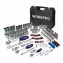 Workpro Juego de herramientas mecánicas de 172 piezas con carracas de ¼, 3/8 y ½ pulg