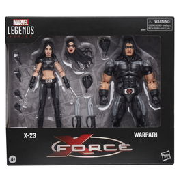 Hasbro Marvel Legends X-23 & Warpath X-Force Figura de Acción Coleccionable 15cm con Accesorios