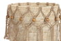 DKD Home Decor Set de 3 Cestas de Fibra y Algodón Natural