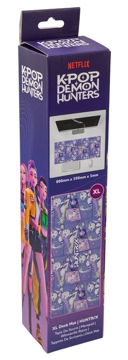 Cinereplicas Alfombrilla de escritorio XL KPop Demon Hunters HUNTR/X Violeta Cinereplicas Alfombrilla de escritorio XL KPop Demon Hunters HUNTR/X Violeta