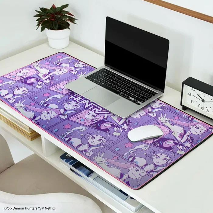 Cinereplicas Alfombrilla de escritorio XL KPop Demon Hunters HUNTR/X Violeta Cinereplicas Alfombrilla de escritorio XL KPop Demon Hunters HUNTR/X Violeta