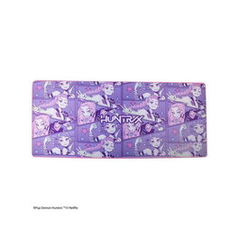 Cinereplicas Alfombrilla de escritorio XL para teclado y ratón 80x35 cm - Diseño oficial KPop Demon Hunters HUNTR/X con licencia Netflix