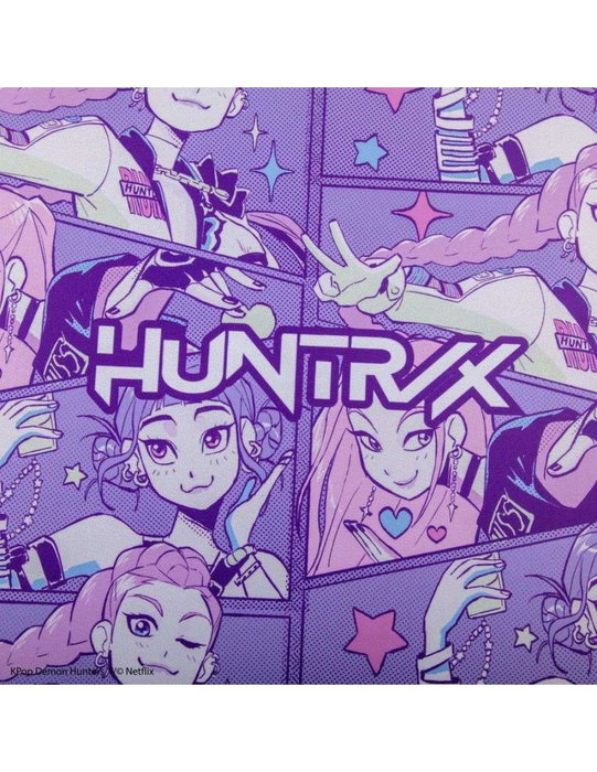 Cinereplicas Alfombrilla de Escritorio XL KPop Demon Hunters HUNTR/X con Diseño Oficial Netflix - 80x35 cm Neopreno Antideslizante