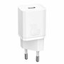Baseus Gan5 Fast Charger Mini 20W Carga Rapida PD 3.0 Blanco Tipo C EU