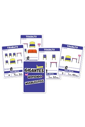 Asmodee Gigantes Moviendo Mueblecitos