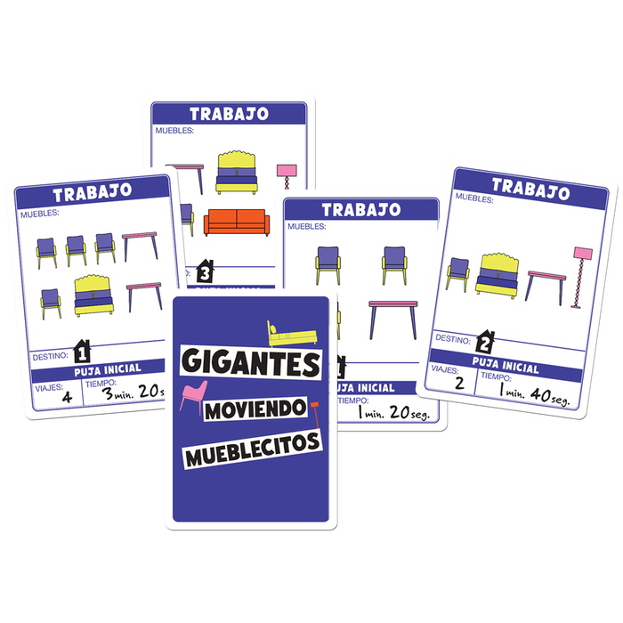 Asmodee Gigantes Moviendo Mueblecitos
