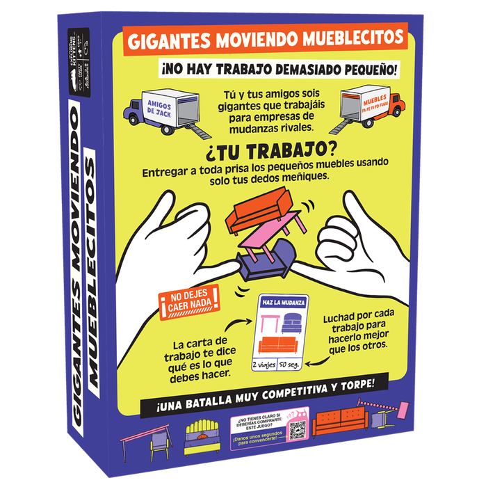 Asmodee Gigantes Moviendo Mueblecitos