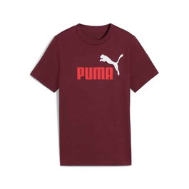 Camiseta de Manga Corta Infantil Puma Essentials 2 Color No.1 Granate M
