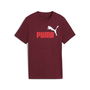 Camiseta de Manga Corta Infantil Puma Essentials 2 Color No.1 Granate M