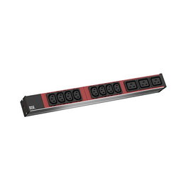 Bachmann 800.2332 PDU Aluminio 1U 8x C13 3x C19