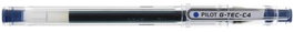 Pilot Bolígrafo Roller Tinta Gel G-Tec-C4, Punta 0.4mm, Tinta Azul