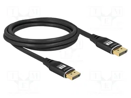 DeLOCK Cable DisplayPort 8K 60 Hz 2 m Negro Metal