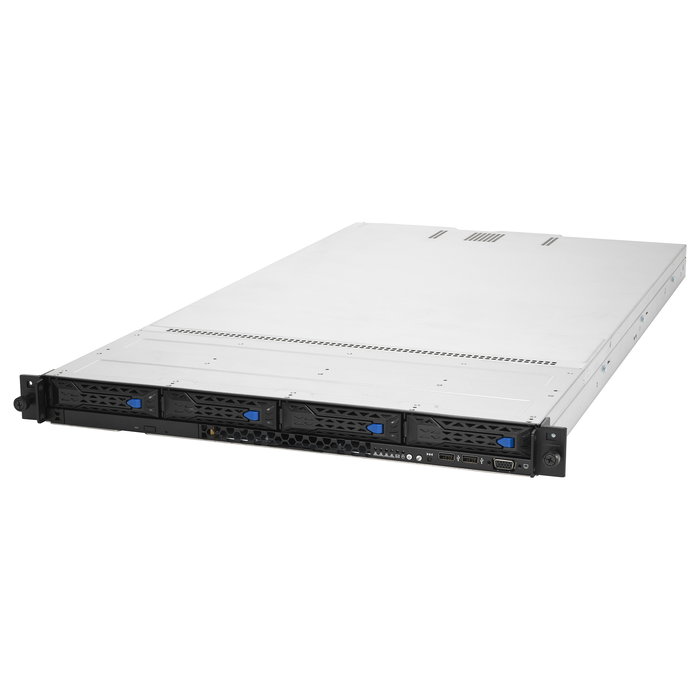 ASUS RS700-E10-RS4U Server 1U Rack, Intel Xeon Scalable, LGA 4189, DDR4, 10G, 800W, 4x Hot-Swap Bays, 2x NVMe M.2, OCP, 4.0 PCIe