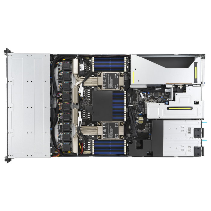 ASUS RS700-E10-RS4U Server 1U Rack, Intel Xeon Scalable, LGA 4189, DDR4, 10G, 800W, 4x Hot-Swap Bays, 2x NVMe M.2, OCP, 4.0 PCIe