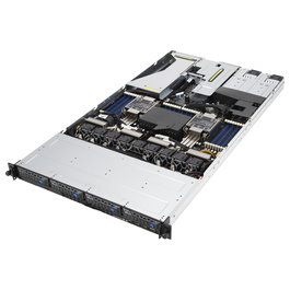 ASUS RS700-E10-RS4U Server 1U Rack, Intel Xeon Scalable, LGA 4189, DDR4, 10G, 800W, 4x Hot-Swap Bays, 2x NVMe M.2, OCP, 4.0 PCIe
