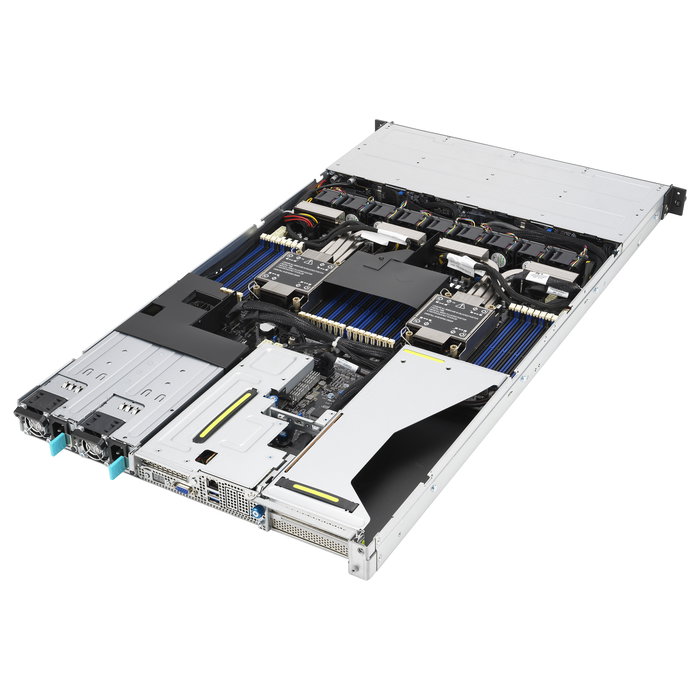 ASUS RS700-E10-RS4U Server 1U Rack, Intel Xeon Scalable, LGA 4189, DDR4, 10G, 800W, 4x Hot-Swap Bays, 2x NVMe M.2, OCP, 4.0 PCIe
