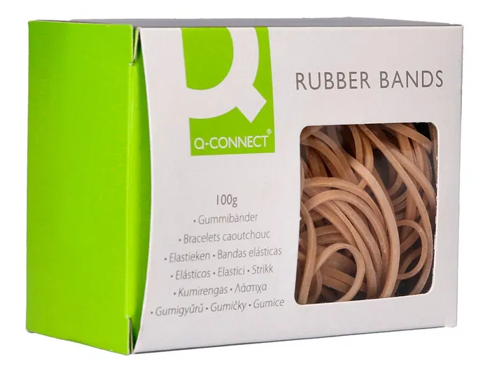 Q-connect Gomillas Elásticas 100 gr Nº 10 100 x 2 mm