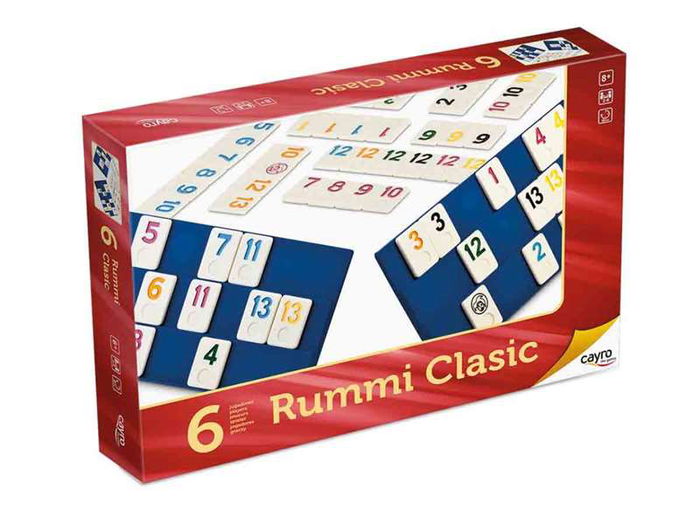 Cayro Juego Rummi Clasic 6 Jugadores 35x26x6 cm