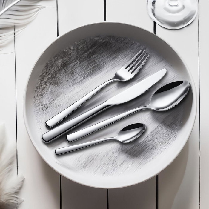 Caja 12 Cucharas Mesa Acero Inox Phoenix Amefa 3,5 mm