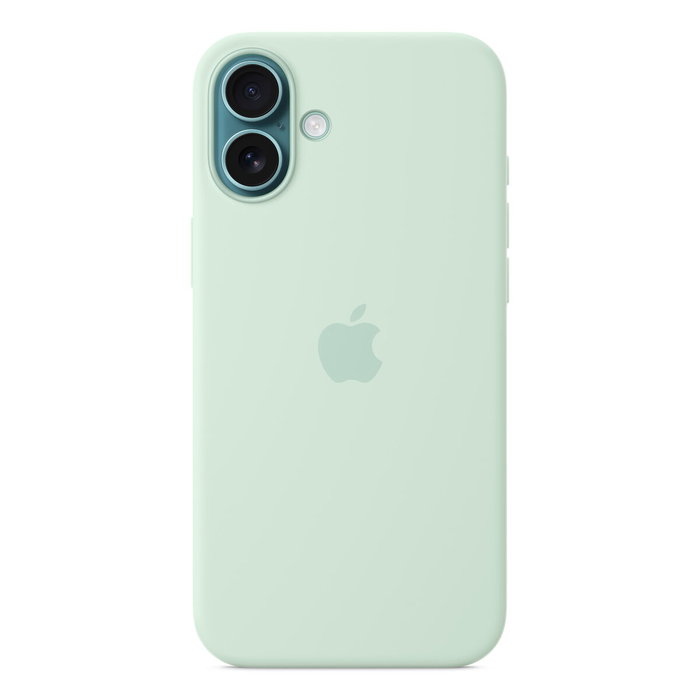 Apple iPhone 16 Plus Funda de Silicona con MagSafe - Aguamarina Apple iPhone 16 Plus Funda de Silicona con MagSafe - Aguamarina