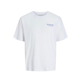 Camiseta de Manga Corta Hombre Jack & Jones Jjninety Ss Crew Blanco 12 Años