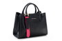 Vince Camuto Bolso Rome Croco Negro Polipiel 36x26x11 cm