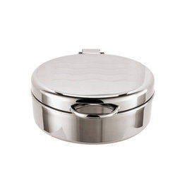 Sambonet Chafing Dish Red 40 cm - Fuente Calentadora Buffet, Acero Inoxidable, Color Rojo, Modelo Atlantic Sin Patas