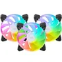Mars Gaming MF-3AR Pack 3 Ventiladores 12cm ARGB Invertidos