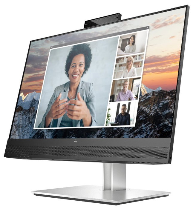 HP E24m G4 Monitor de Conferencias 23.8 pulg. Full HD USB-C 5MP Webcam Black/Silver