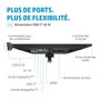 HP E24m G4 Monitor de Conferencias 23.8 pulg. Full HD USB-C 5MP Webcam Black/Silver