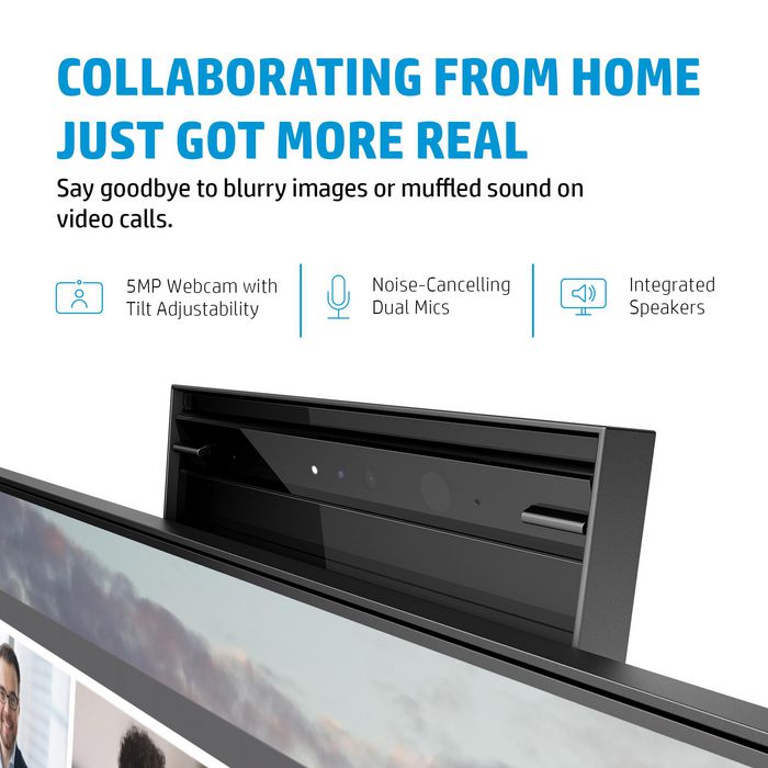 HP E24m G4 Monitor de Conferencias 23.8 pulg. Full HD USB-C 5MP Webcam Black/Silver