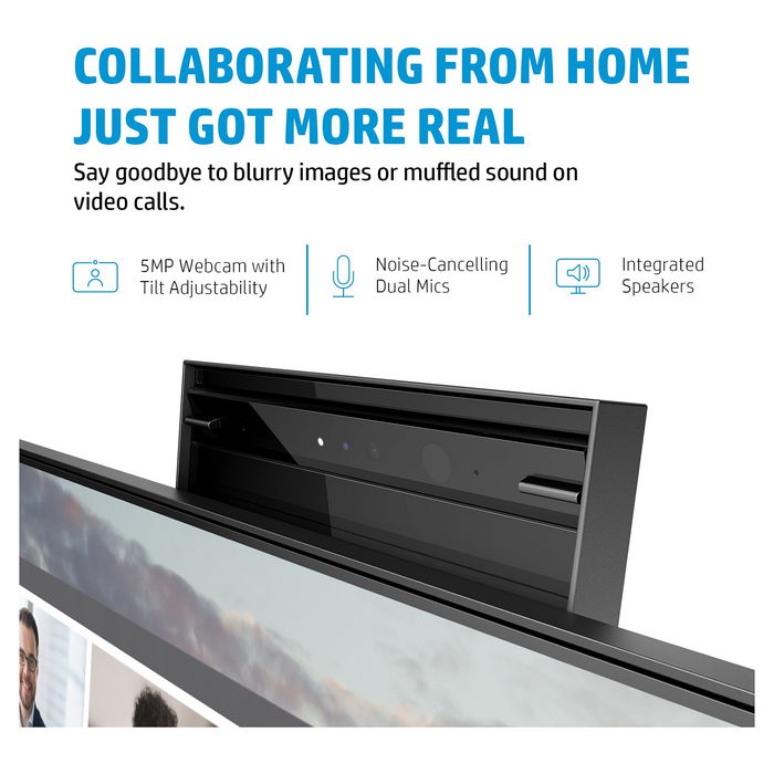 HP E24m G4 Monitor 23.8'' FHD (1920x1080) IPS USB-C 65W 75Hz con Altavoces y Cámara 5MP para Videoconferencias