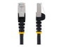 StarTech.com Cable de Red Cat6a 7,5m S/FTP Negro Snagless PoE++ 100W
