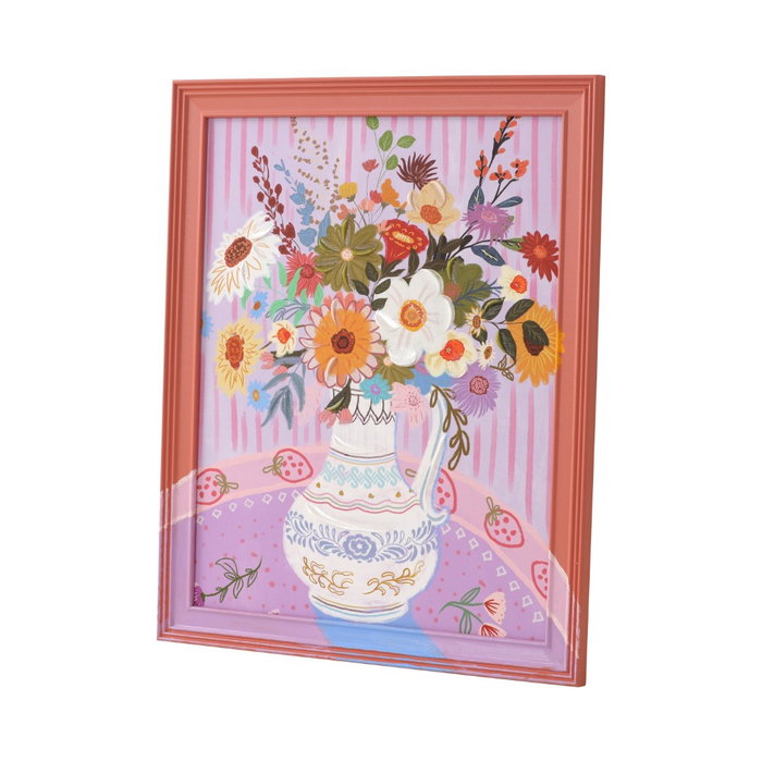 DKD Home Decor Cuadro Lienzo MDF 47x1,75x57 Florero Surtido de 2