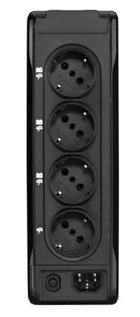 Eaton Ellipse 3P UPS SAI Sistema Alimentación Ininterrumpida 0.7 kVA / 420W Standby (Offline), Forma de Onda Progresivo, 4 Salidas AC, Torre Negro