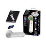 Braun BNT 400 WE Termómetro de distancia para frente, Blanco, Medición corporal y superficial, LCD, 2s