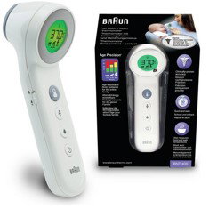 Braun BNT400WE Termómetro sin Contacto + Frontal con Age Precision, Mediciones en 2 Segundos, Pantalla Retroiluminada, Incluye Pilas Braun BNT400WE Termómetro sin Contacto + Frontal con Age Precision, Mediciones en 2 Segundos, Pantalla Retroiluminada, Incluye Pilas