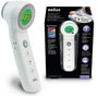 Braun BNT400WE Termómetro sin Contacto + Frontal con Age Precision, Mediciones en 2 Segundos, Pantalla Retroiluminada, Incluye Pilas