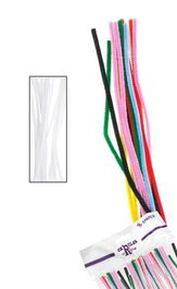 Limpia Pipas Varilla Blanco 30 Cms. Bolsa De 40 (Set de 12)