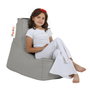 Atelier Del Sofa Bingo Kids Fume Puf de Jardín Cómodo y Resistente al Agua Gris para Exterior