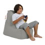 Atelier Del Sofa Bingo Kids Fume Puf de Jardín Cómodo y Resistente al Agua Gris para Exterior